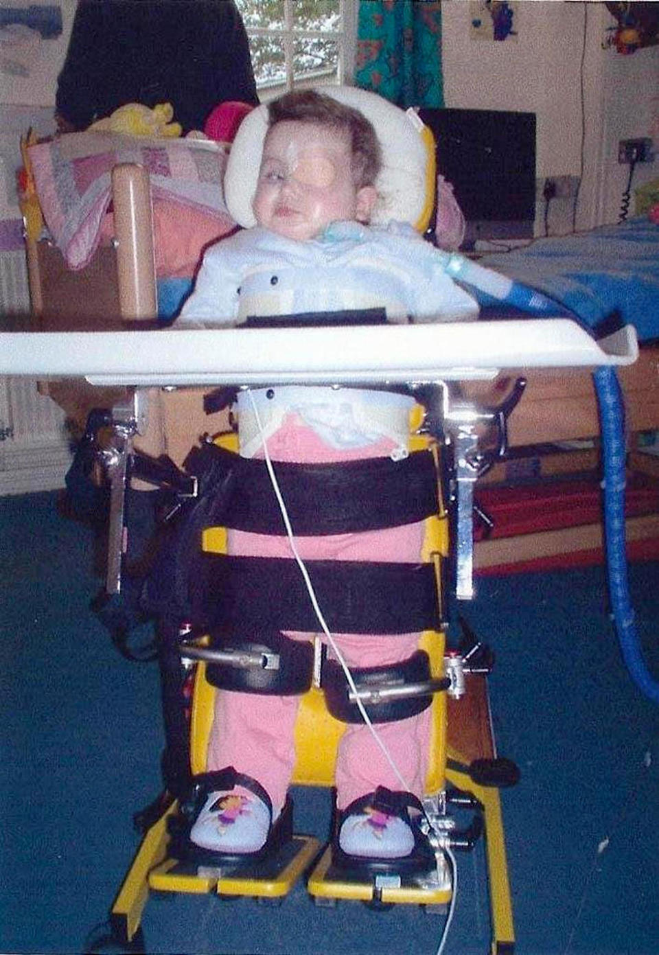 Cerys was left paralysed and brain damaged after the collision (Family handout/PA)