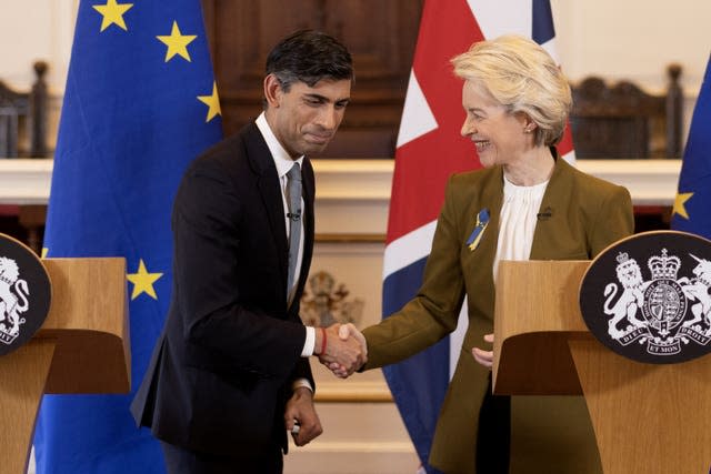 Sunak and von der Leyen