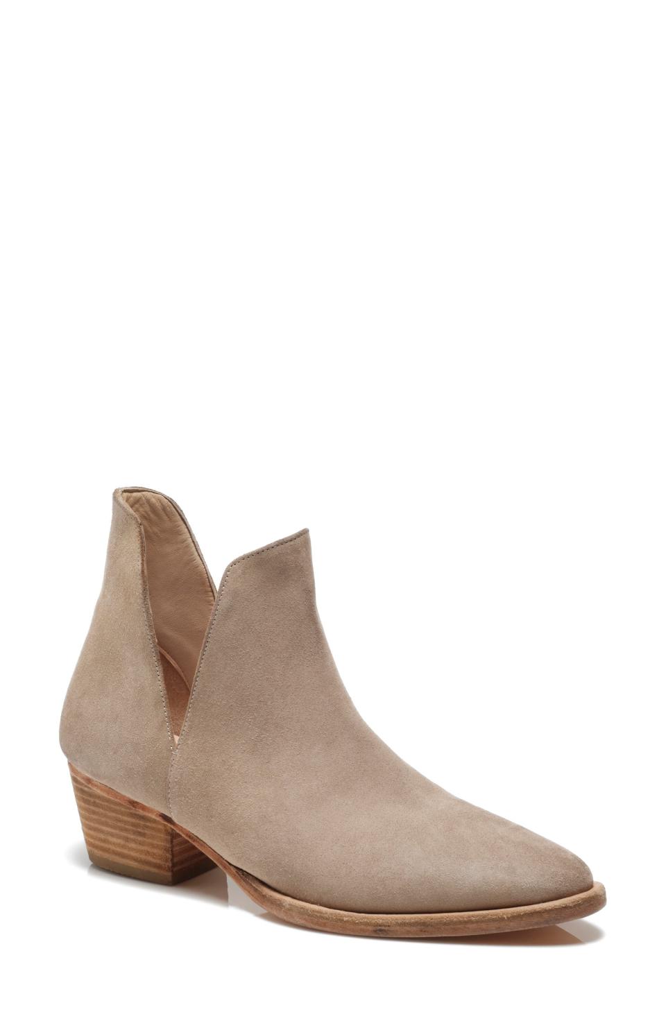 Charm Double-V Ankle Bootie