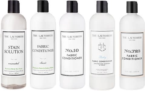 Recalled The Laundress stain solution and fabric conditioners (Photo//CPSC)