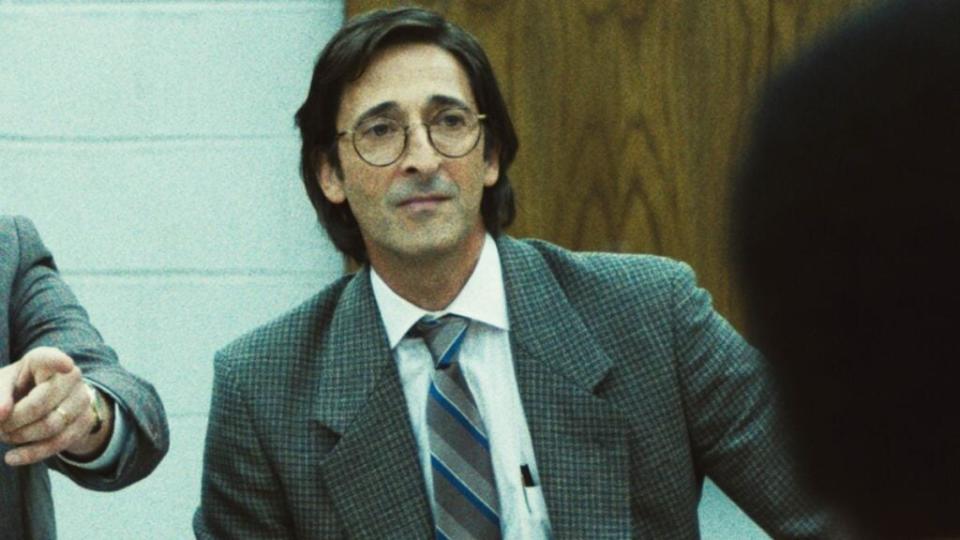 Adrien Brody as Pat Riley (Photo credit: HBO)