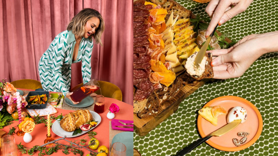 Chrissy Teigen's new collection is just what a holiday party host needs this season.