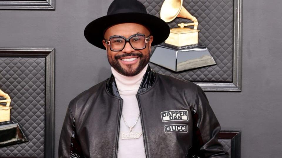 Philip Lawrence at the 2022 Grammys (Getty Images)