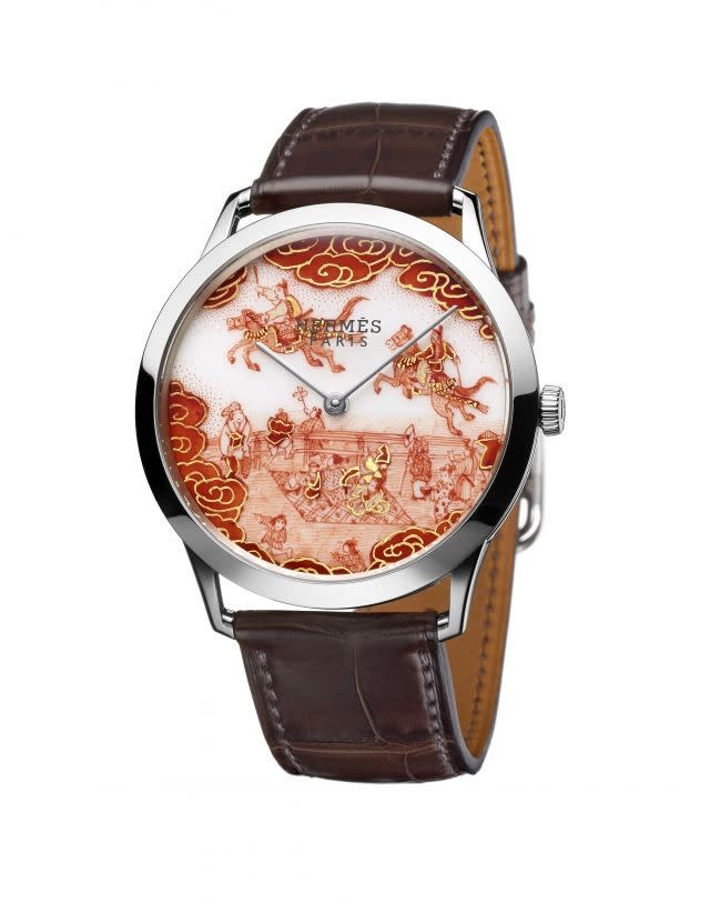 Hermès Slim Koma Kurabe is produced in a limited edition of 12 watches