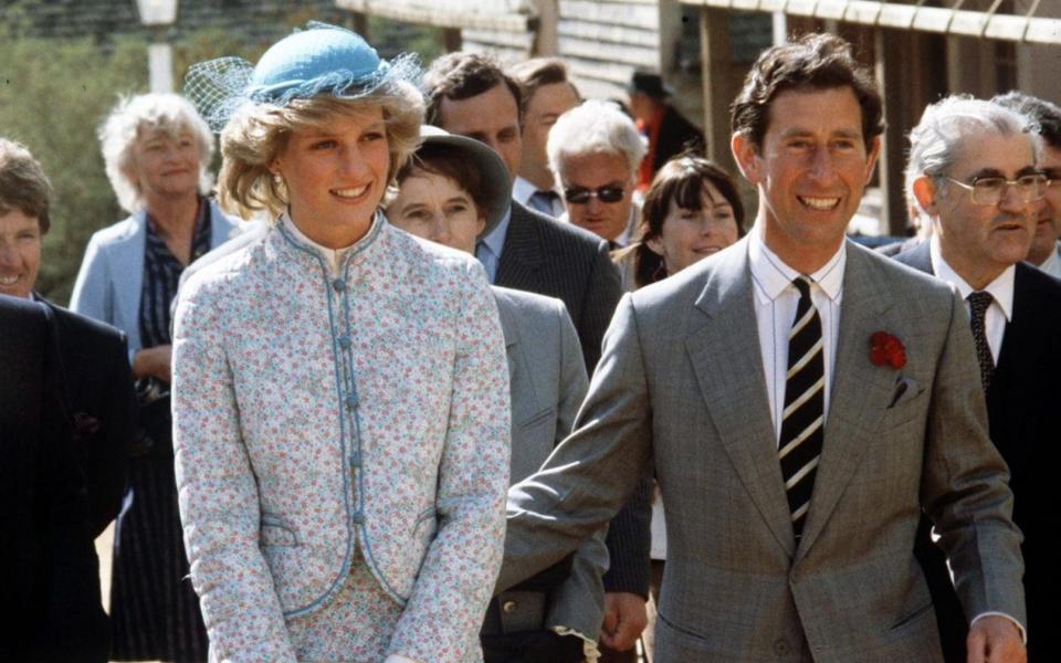 Prince Charles and Princess Diana in Bendigo, Australia, in 1983 - Tim Graham