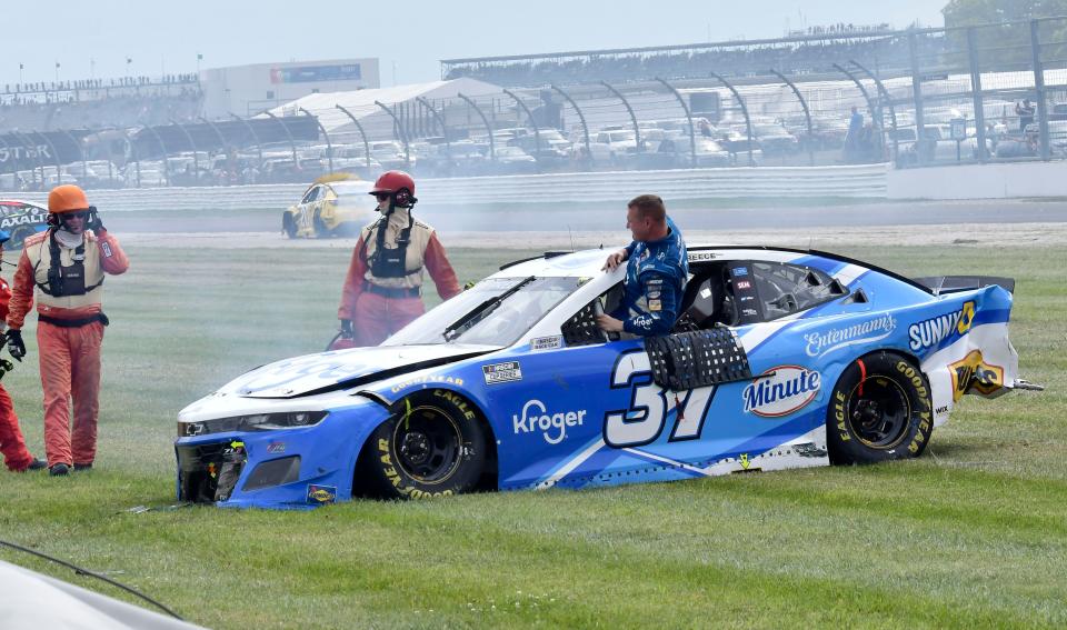 Things didn't always go well for Preece in the No. 37 car.