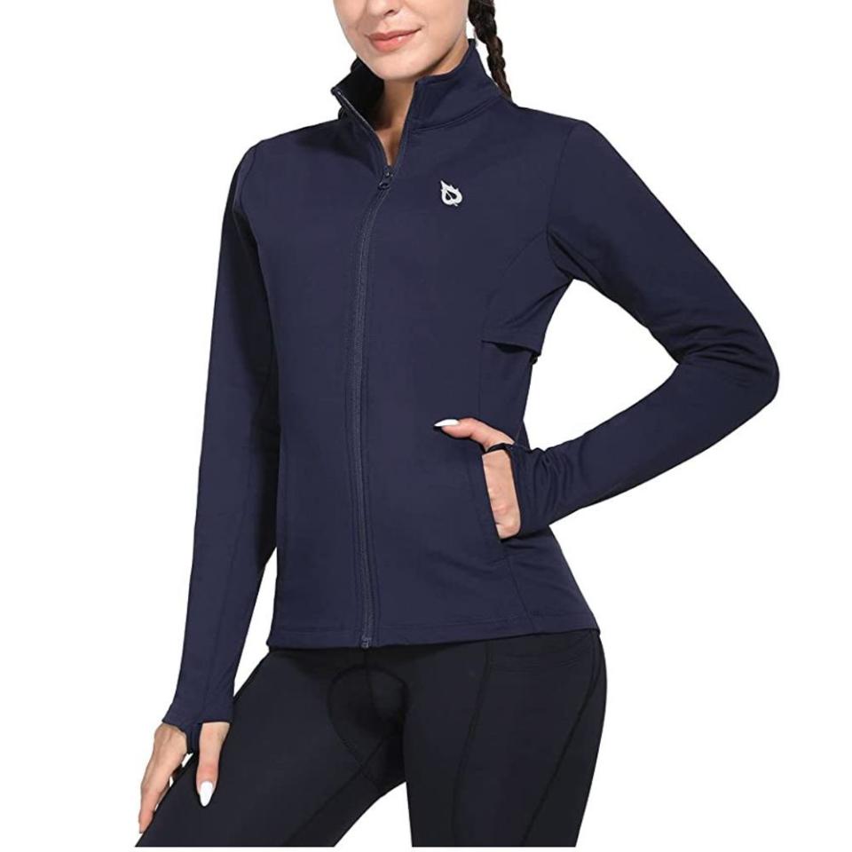 1) BALEAF Women's Fleece Running & Track Jacket