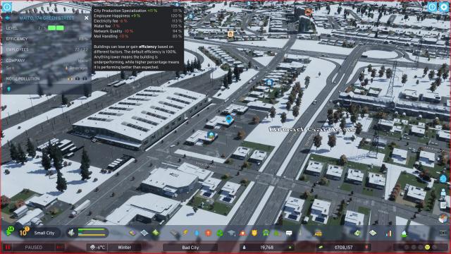 Cities Skylines 2 publisher warns the city builder may run poorly at