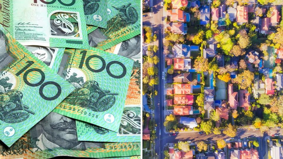 Photo of $100 bills and Australian property: Australians are under mortgage stress, but there are ways to escape the trap.