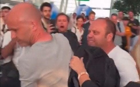 Anthony Taylor and his family were identified by angry Roma fans at Budapest airport - Anthony Taylor and his family at Budapest airport - Abuse of English referee Anthony Taylor by Roma fans at Budapest airport slammed as ‘abhorrent’