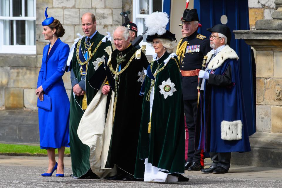 Princess Kate attends the National Service of Thanksgiving and Dedication in Edinburgh, Scotland, on July 5.