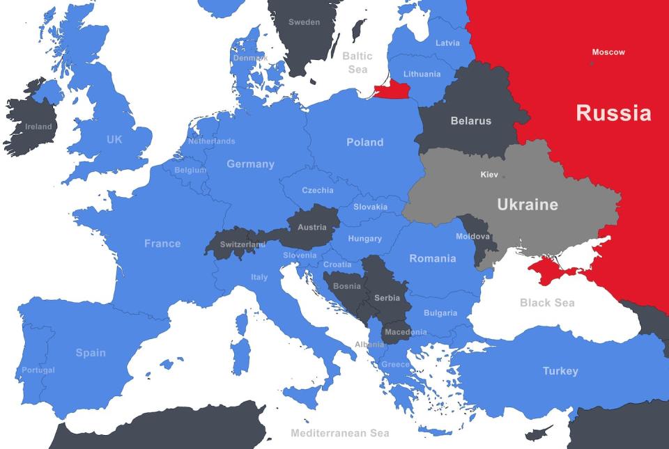 La OTAN se ha expandido hacia el Este ocupando el vacío dejado por la desintegración de la Unión Soviética. Viacheslav Lopatin via Shutterstock