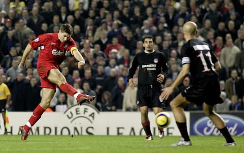 The course of Liverpool's recent history changed when Gerrard struck his goal at Anfield - Credit: REUTERS