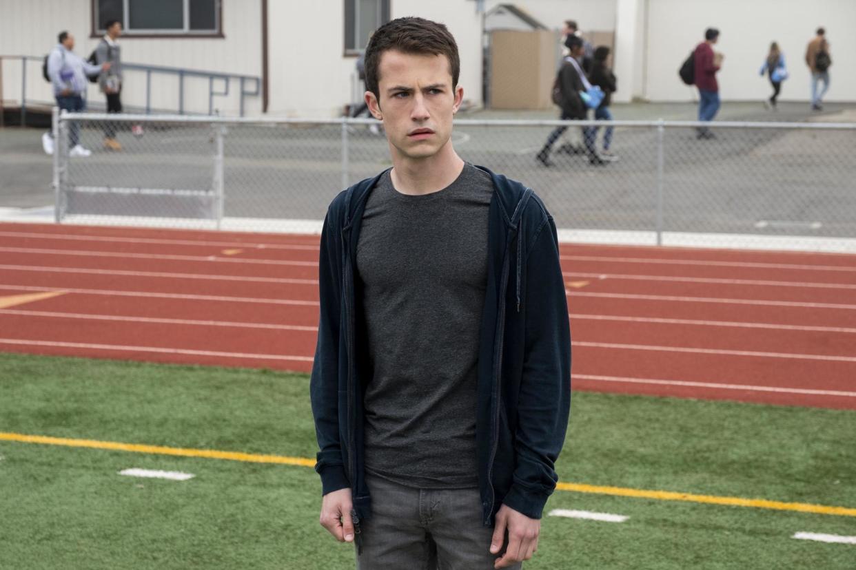 Dylan Minnette in 13 Reasons Why: David Moir/Netflix