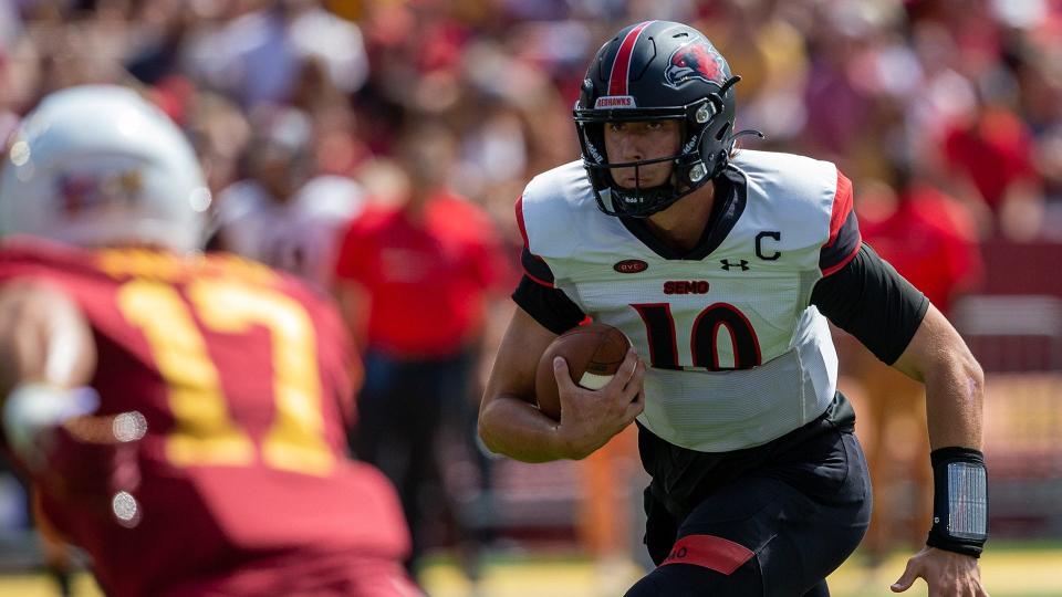 Former Camdenton quarterback Paxon DeLaurent signed with Missouri State out of high school. Now he  leads nationally ranked Southeast Missouri State's offense.