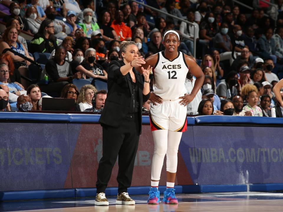 Becky Hammon and Chelsea Gray.