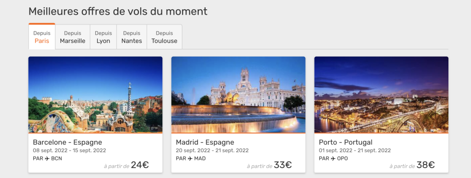 Trouvez votre prochaine destination sur Opodo