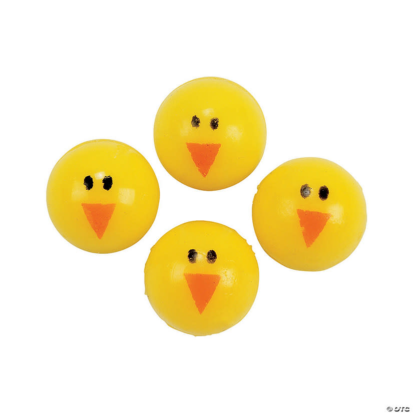 <p><a href="https://go.redirectingat.com?id=74968X1596630&url=https%3A%2F%2Fwww.orientaltrading.com%2Fbulk-48-pc--mini-chick-bouncy-balls-a2-37_941.fltr%3FcategoryId%3D554525&sref=https%3A%2F%2Fwww.countryliving.com%2Fshopping%2Fgifts%2Fg60163235%2Feaster-egg-filler-ideas%2F" rel="nofollow noopener" target="_blank" data-ylk="slk:Shop Now;elm:context_link;itc:0;sec:content-canvas" class="link ">Shop Now</a></p><p>Mini Chick Bouncy Balls</p><p>orientaltrading.com</p><p>£9.99</p><span class="copyright">Oriental Trading</span>