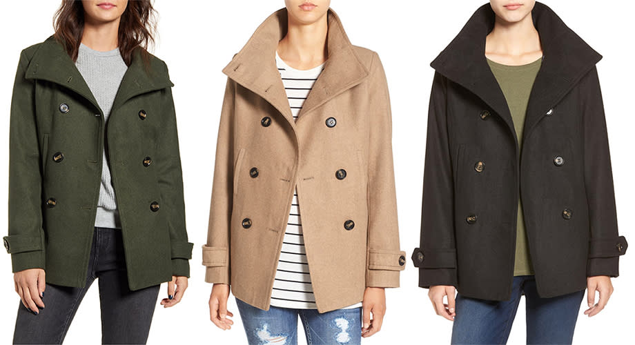 Thread & Supply Double-Breasted Peacoat. (Photo: Nordstrom)