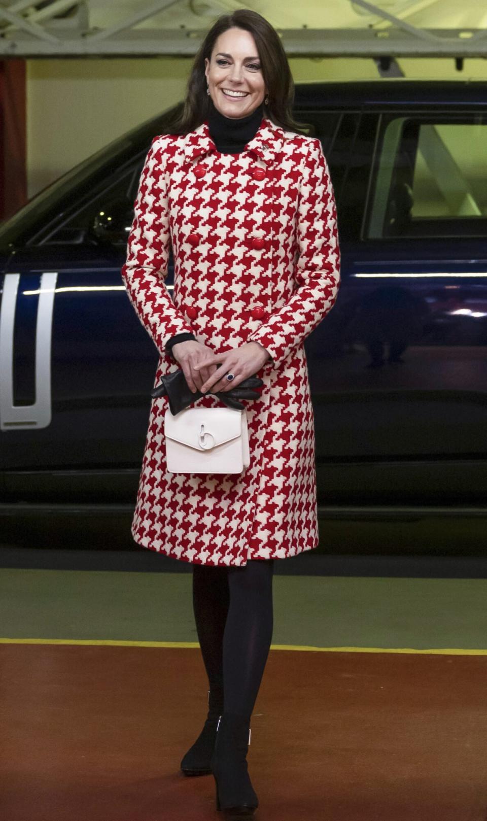 The Princess of Wales attends the Wales vs England Six Nations Match at Principality Stadium