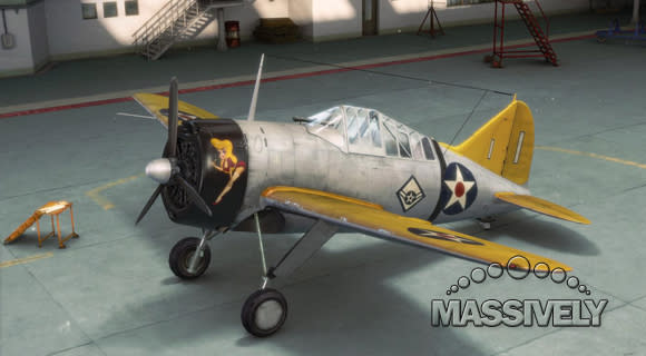 World of Warplanes hangared F2A