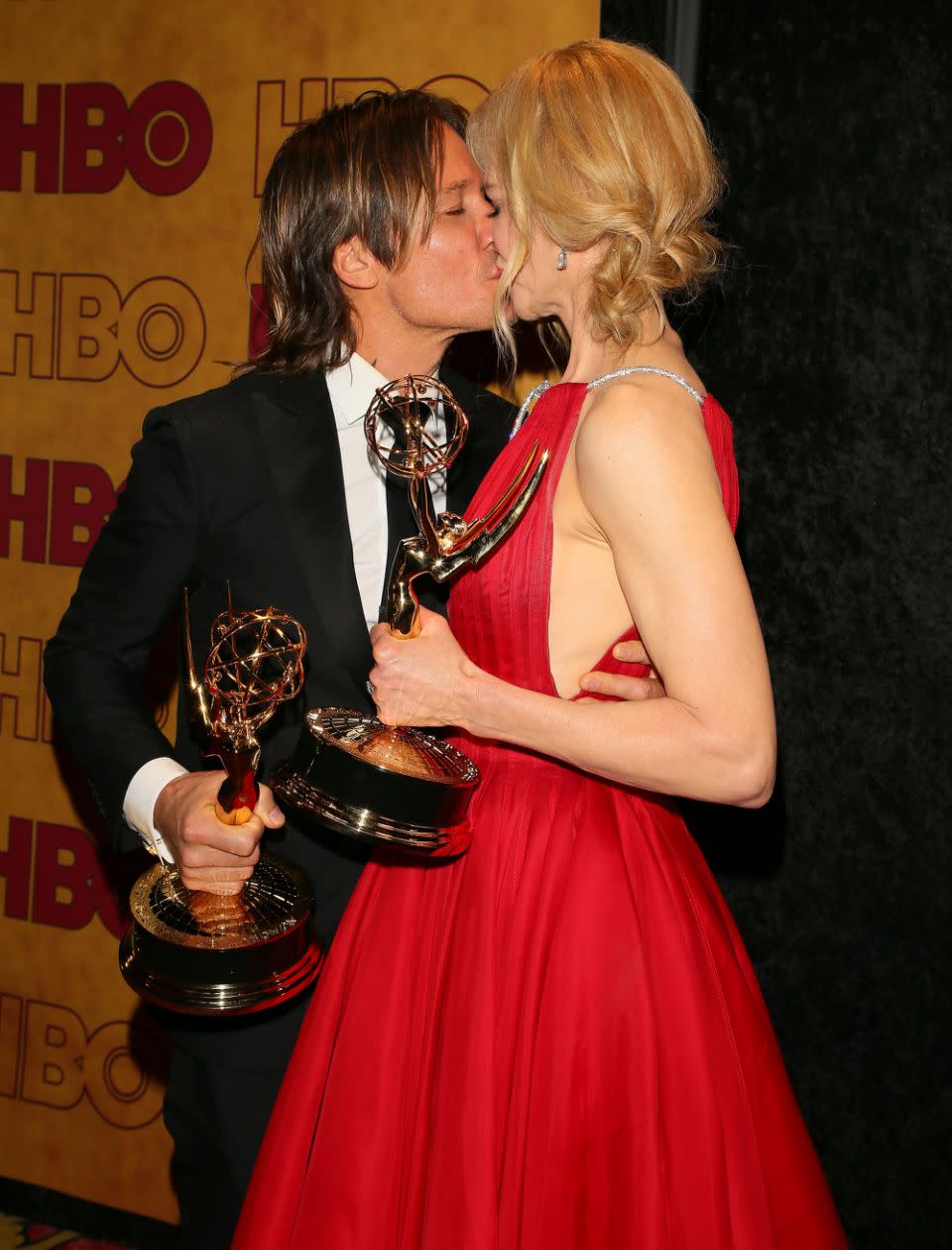 We don't want Nicole and Keith's PDA-filled red carpet appearances - just like this one at last year's Emmys - to come to an end. Source: Getty