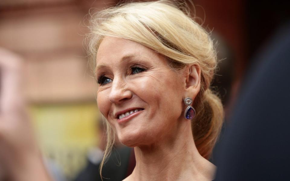 JK Rowling's new children's book was originally released in instalments - PA