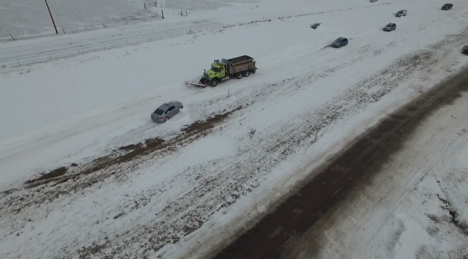 Bomb cyclone 2019 Woodmen Road