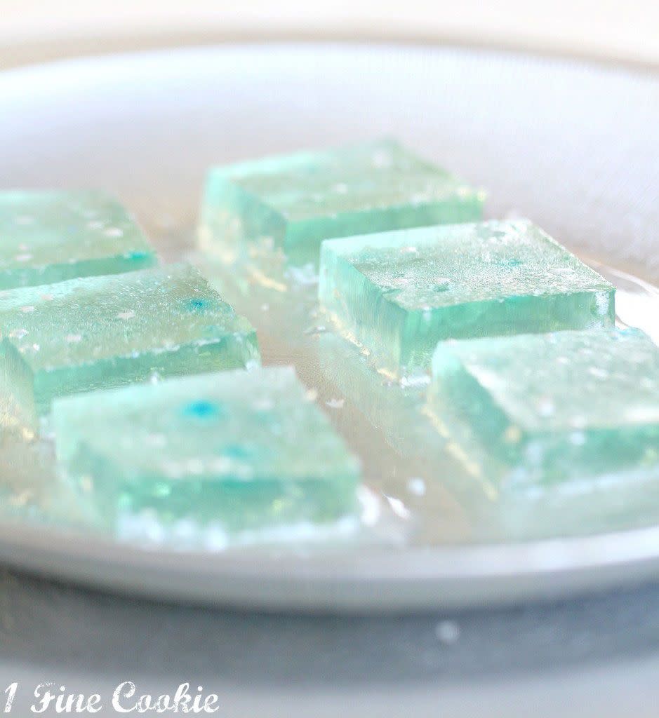 Sparkly Blue Jello Shots