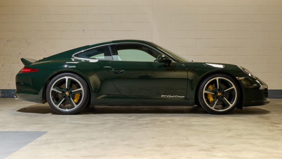 A 2012 Porsche 911 Club Coupe.