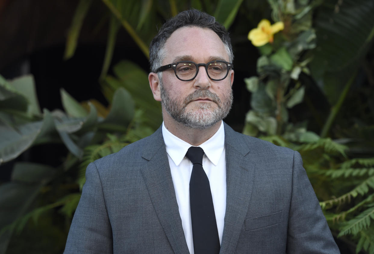 Colin Trevorrow arrives at the Los Angeles premiere of "Jurassic World: Fallen Kingdom" at the Walt Disney Concert Hall on Tuesday, June 12, 2018. (Photo by Chris Pizzello/Invision/AP)