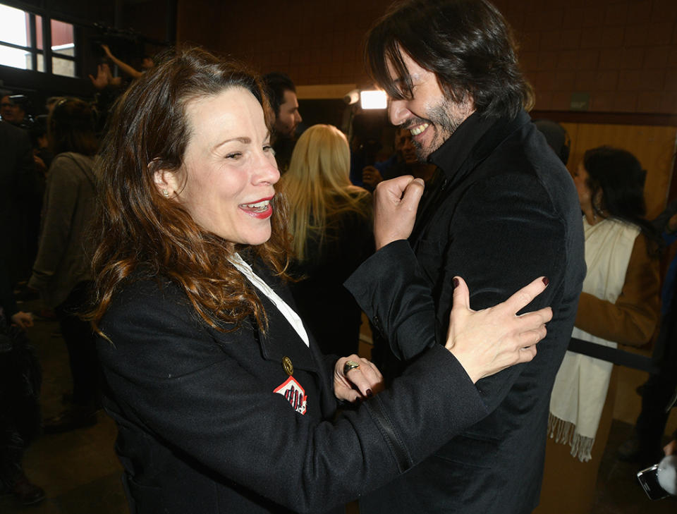 Lili Taylor and Keanu Reeves