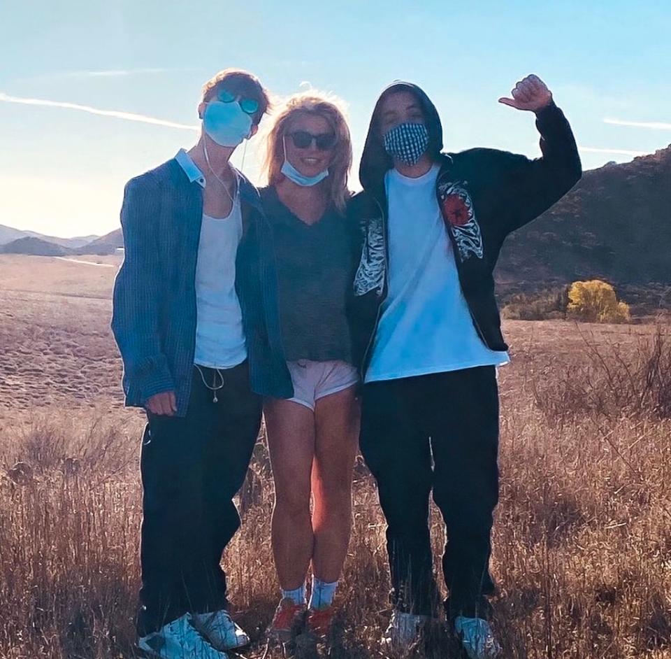 Britney Spears Shares Rare Photo With Sons Sean and Jayden "My Boys