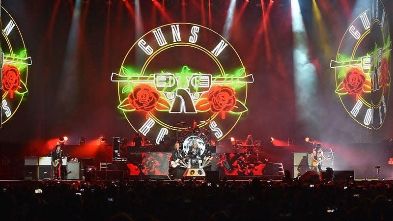 Guns N' Roses is suing an online artillery website for trademark infringement