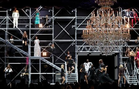 72nd Cannes Film Festival - The amfAR's Cinema Against AIDS 2019 event - Antibes, France, May 23, 2019. General view of the show. REUTERS/Eric Gaillard