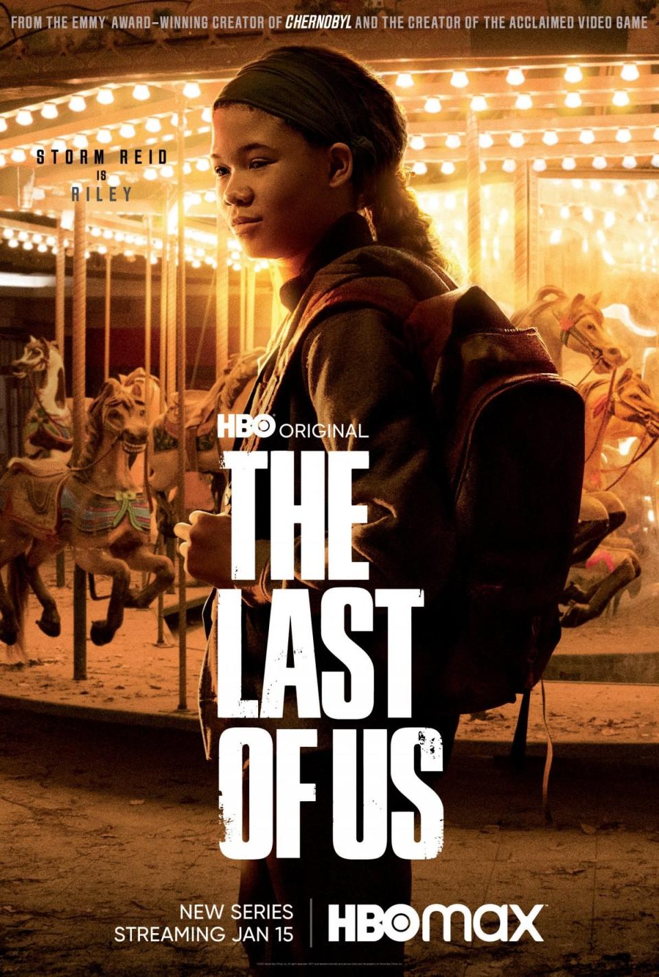 Storm Reid as Riley from The Last of Us series on HBO Max