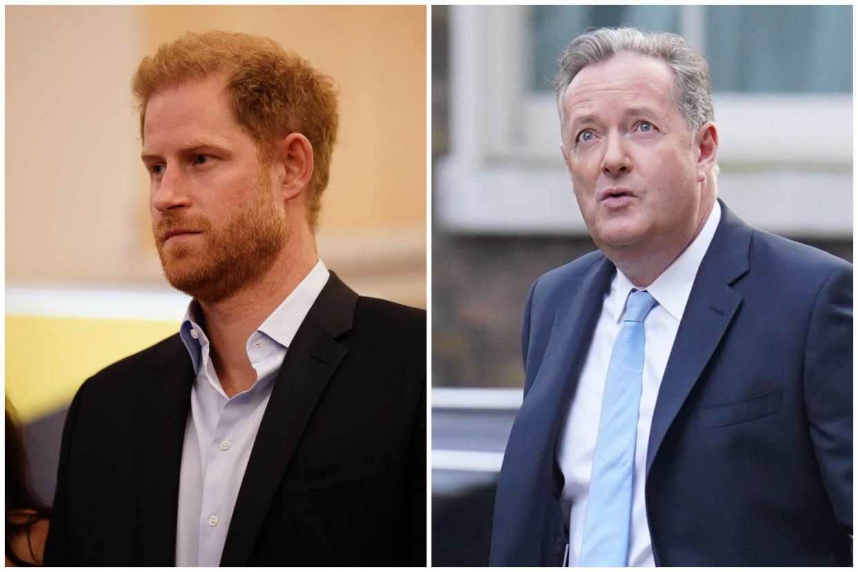 Prince Harry called out Piers Morgan after Friday's High Court ruling. (PA)