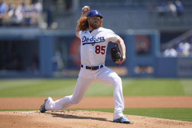 Dodgers Pitcher Dustin May Exits Early With Right Elbow Pain – NBC