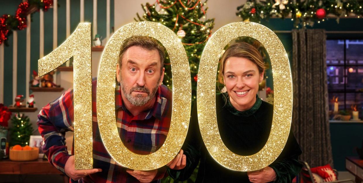 not going out lee mack and sally bretton christmas special 100 episodes