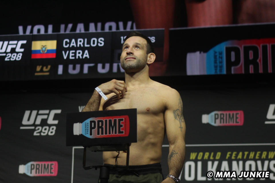 Carlos Vera UFC 298 ceremonial weigh-ins