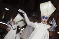 The annual Epiphany parade makes its way through central Burgos, Spain, January 5, 2012. REUTERS/Felix Ordonez