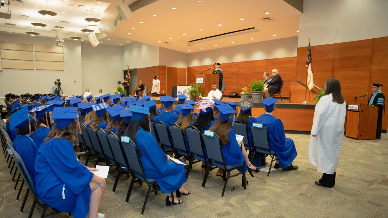 Blue Ridge Community College celebrates the largest graduating class in the College's history on May 14, 2022.