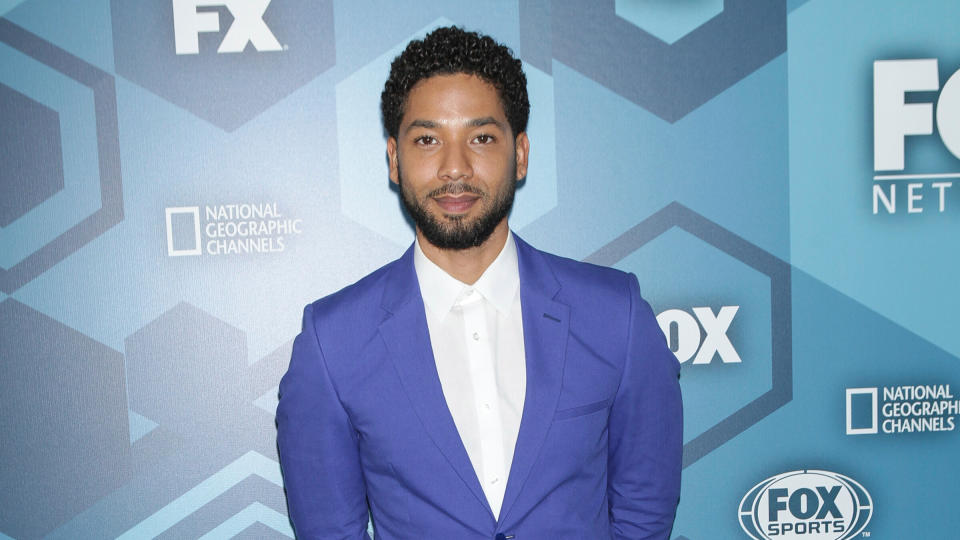 Jussie Smollett arrives at the FOX 2016 Programming Presentation red carpet arrivals at the Wollman Rink in Central Park on Monday, May 16, 2016, in New York City. Diego Corredor / MediaPunch /IPX