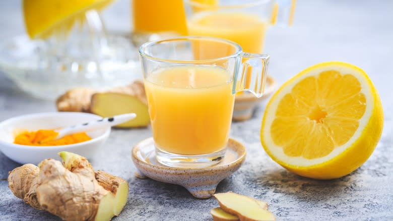 Ginger wellness shots