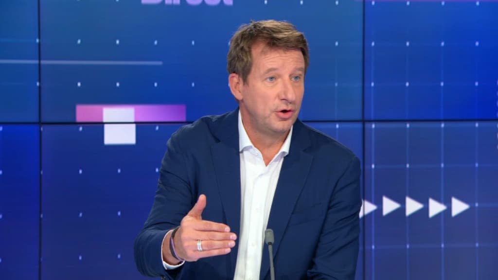 Yannick Jadot, candidat qualifié pour le second tour de la primaire écologiste, était l'invité ce lundi soir de Calvi 3D. - BFMTV