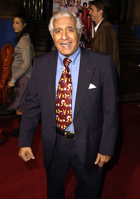 Kumar Pallana at the Hollywood premiere of The Royal Tenenbaums