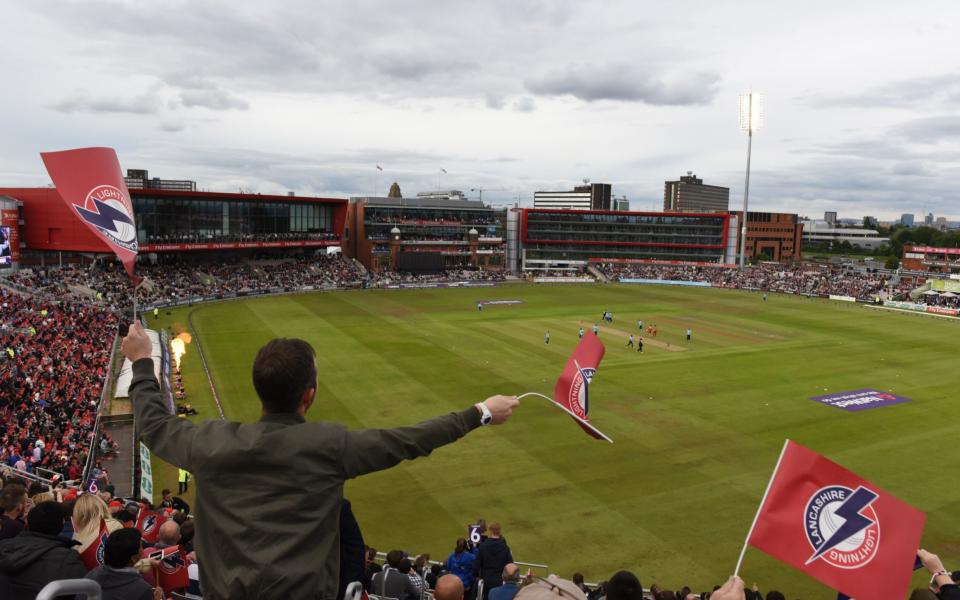 General view of Old Trafford during the NatWest T20 Blast match against Lancashire Lightning and Yorkshire Vikings at Old Trafford on July 14, 2017 in Manchester, England - Getty Images Europe /Nathan Stirk 