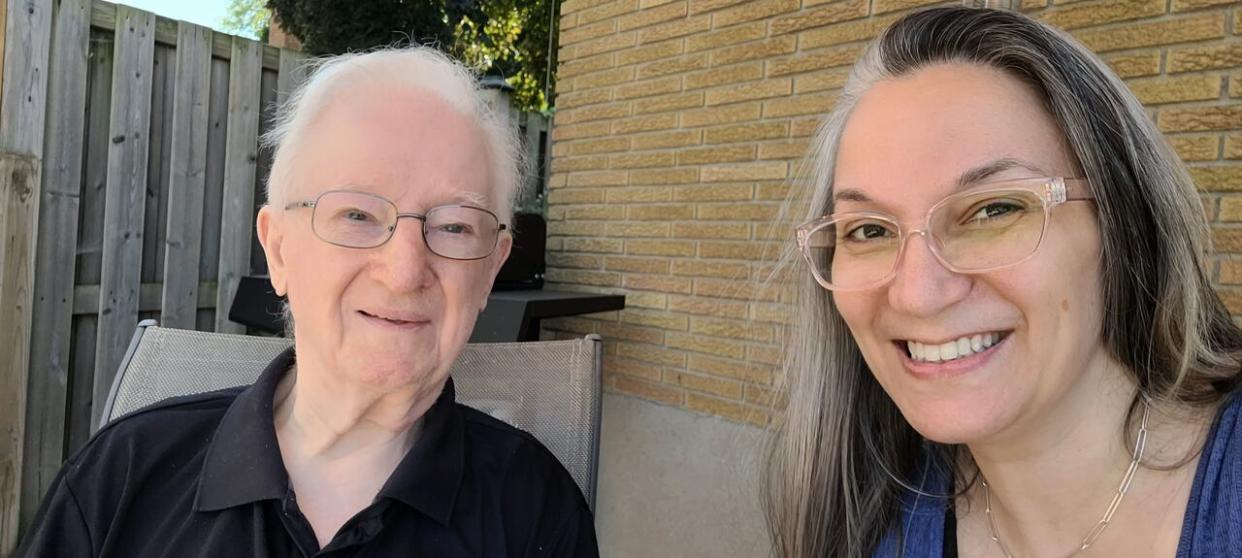 Ann-Marie Zammit and her father CJohn Zammit. Ann-Marie says her father's death last month at Niagara Health Welland Hospital was avoidable, but the hospital lacked resources and staff. (Submitted by Ann-Marie Zammit - image credit)