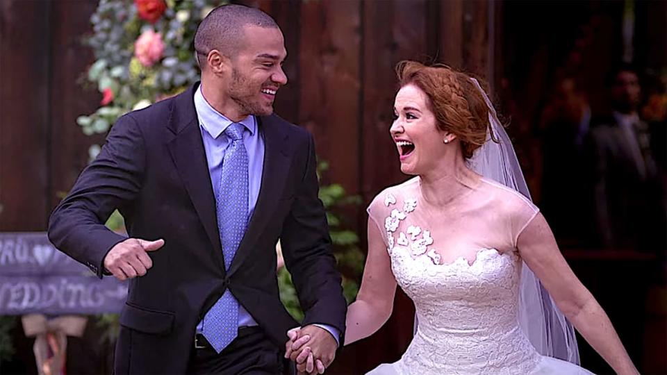 April and Jackson run away together in 'Grey's Anatomy'