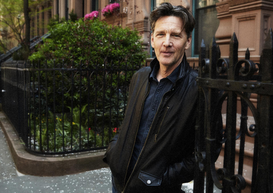 NEW YORK, NY - APRIL, 20: American actor, television director and author Andrew McCarthy, is captured in his home neighborhood of Greenwich Village New York, NY on April 20, 2021. McCarthy’s new memoir “BRAT: An 80’s Story” is due out soon. (Photo by Jesse Dittmar for The Washington Post)